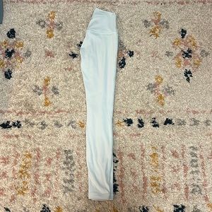 Lululemon leggings size 2. They are light blue.